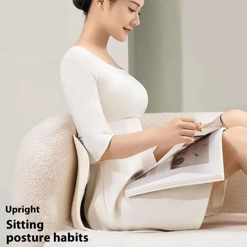 Cuscino sedili ergonomici per le posture Correzione Supporto lombare Memory Foam Office Pad per studenti Lavori D2RD