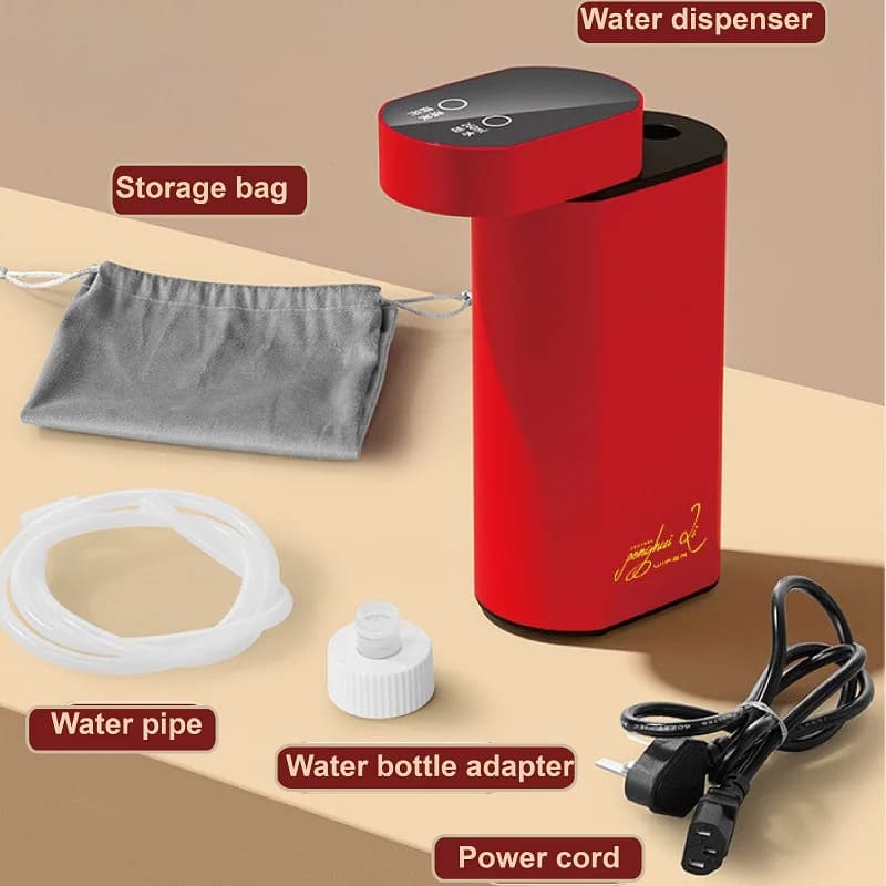 Mini bollitore elettrico portatile pieghevole con controllo rapido della temperatura dell'acqua calda Distributore di acqua calda istantanea da 2000 W