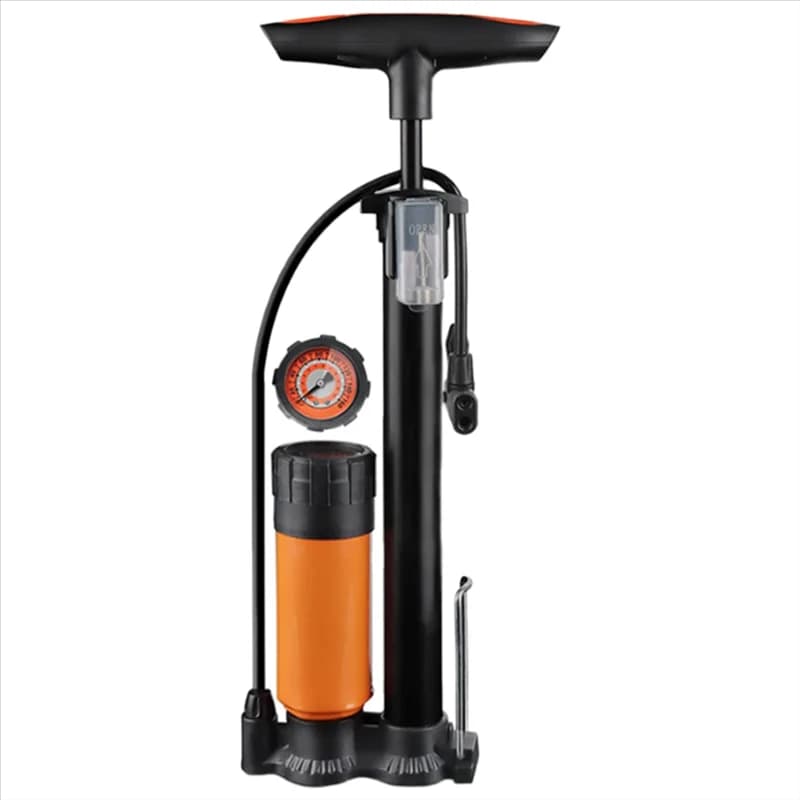 A29Z-Strumento di gonfiaggio Pompa d'aria per bicicletta ad alta pressione Pompa da pavimento portatile in alluminio Gonfiatore per pneumatici per bicicletta da strada