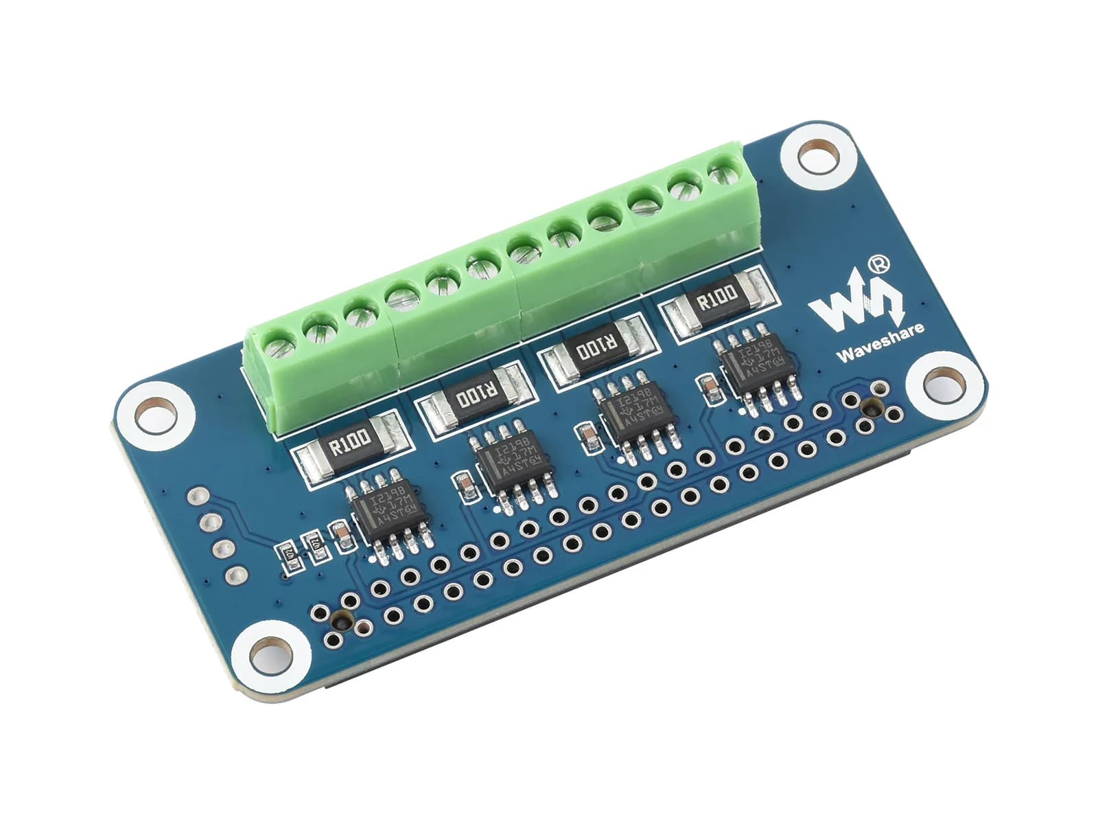 Cap for current/power monitor, 4 channel current/tension/power monitor for Raspberry Pi, I2C/SMBus interface