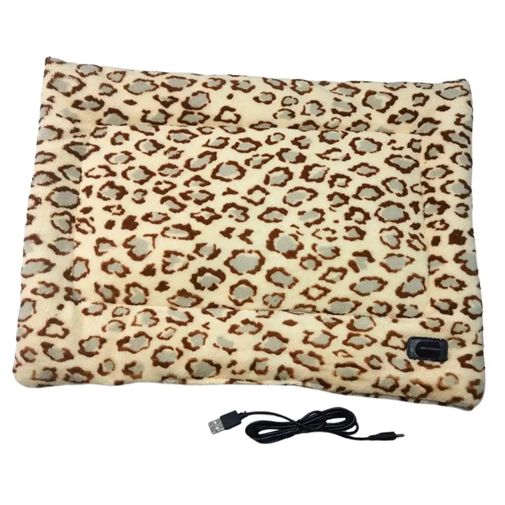 Tappetino Riscaldante Impermeabile per Animali Domestici, Coperta Elettrica con Tre Livelli di Temperatura, Cuccia Termica Morbida per Gatti, Cani e Cuccioli