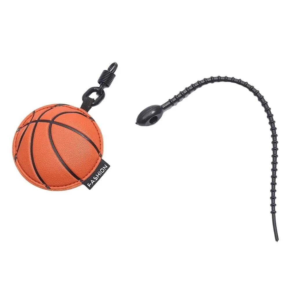Ball Shape 3D Leather Keychain with Custom Design, Volleyball Pendant, Baseball, Rugby, Football, Basketball, Bag Decoration, Car Keychain, Gift
