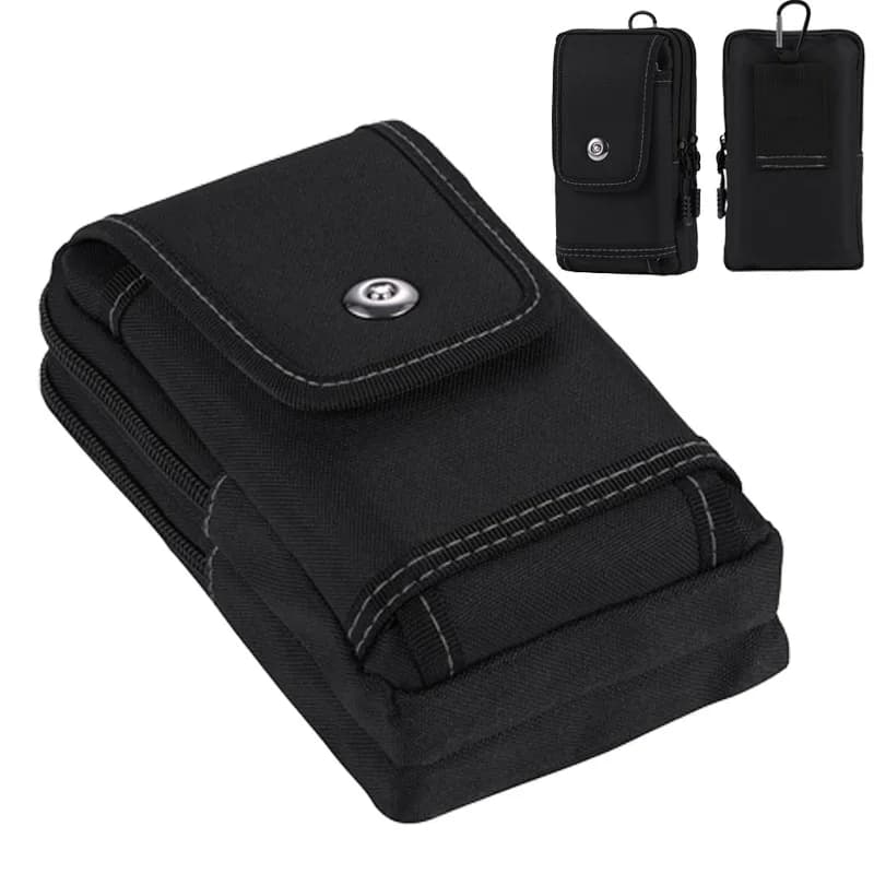 Borsa tattica Molle Cintura sportiva Marsupio da uomo Custodia per cellulare a doppio strato Marsupio da caccia da campeggio Utility EDC Pack