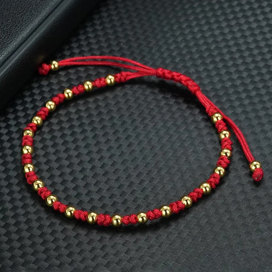3 Stili di Braccialetti Portafortuna con Cordoncino Rosso per Uomo e Donna, Intrecciati a Mano, Regolabili, Regalo per San Valentino, Gioielli dell'Amicizia