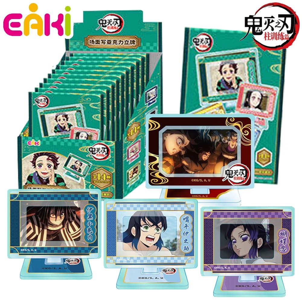 Eaki Genuine Official Demon Slayer Acrylic Figure Anime Peripheral Model Popular Character Trendy Ornament Collection Xmas Gifts