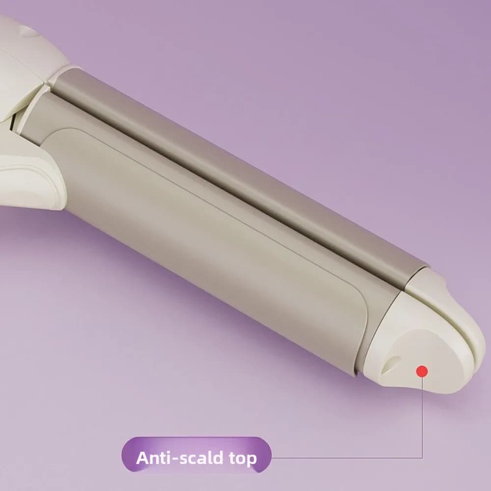 Professional 2 in1 curling iron with upper insulation, adjustable temperature plastic casing