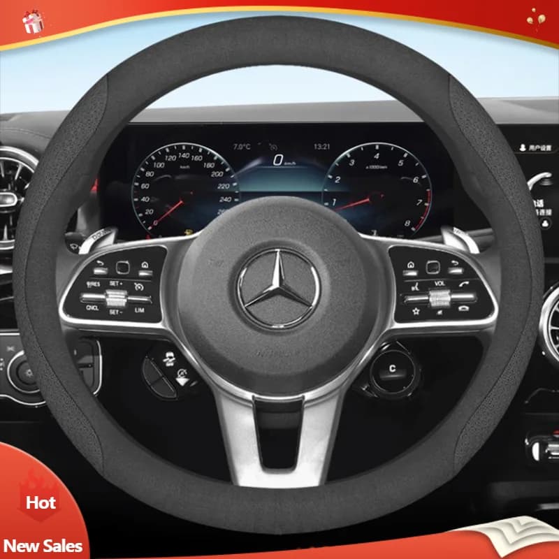 Coprivolante per Auto in pelle per Mercedes Benz EVITO W447 EQV EQC W206 C300 S206 C300 X206 C220 C257 CLS350 accessori Auto
