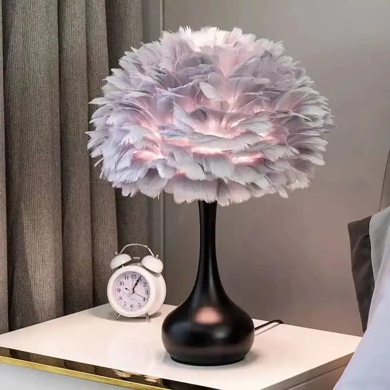 Quilt Shape Desk Lamp, Bedside Table Lamp, Princess Style, Simple Luxury, Romantic and Hot, Wedding Decoration, Night Light