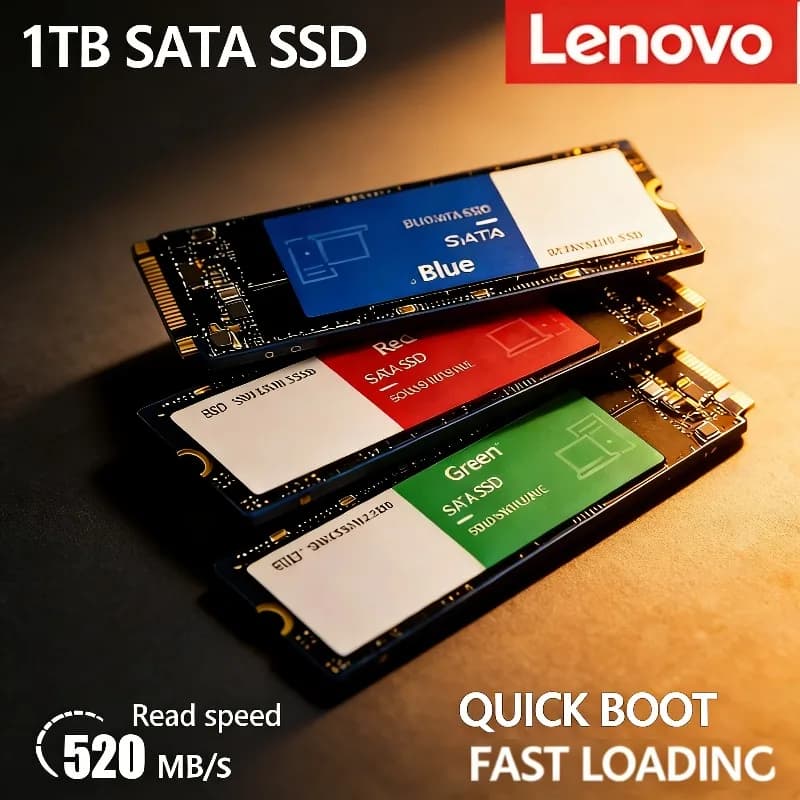 Lenovo 2026 Nuovo SSD Lenovo M.2 ad Alta Velocità, Disco Rigido 1TB 2TB 4TB, Aggiornamento Memoria Interna ad Alta Velocità