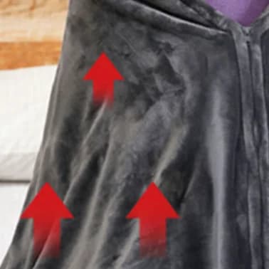 Coperta Elettrica USB Invernale con 3 Livelli di Riscaldamento, Coperta Riscaldata in Pile, Coperta Portatile in Velluto Corallo, Mantella Riscaldante Rapida