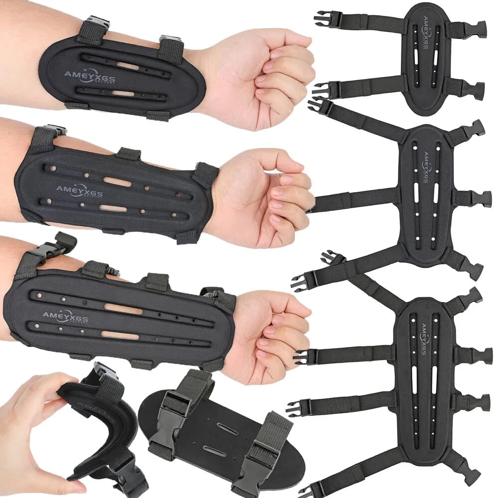 S/L Archery Arm Guard EVA Foam Adjustable Strap Arrow Protecting for Outdoors Bow Target Shooting Hunting Accessories