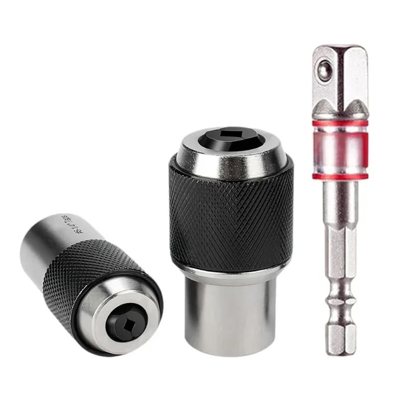 2Pcs/3Pcs Tap Socket Set, M2-M6/M8-M12 Square Tap Sockets, Compatible with Electric Drills, 3/ 8inch Square Drive Interface, with Hex Shank Adapter for Super Versatility, Used for Working with Square Shank Taps to Create Threads