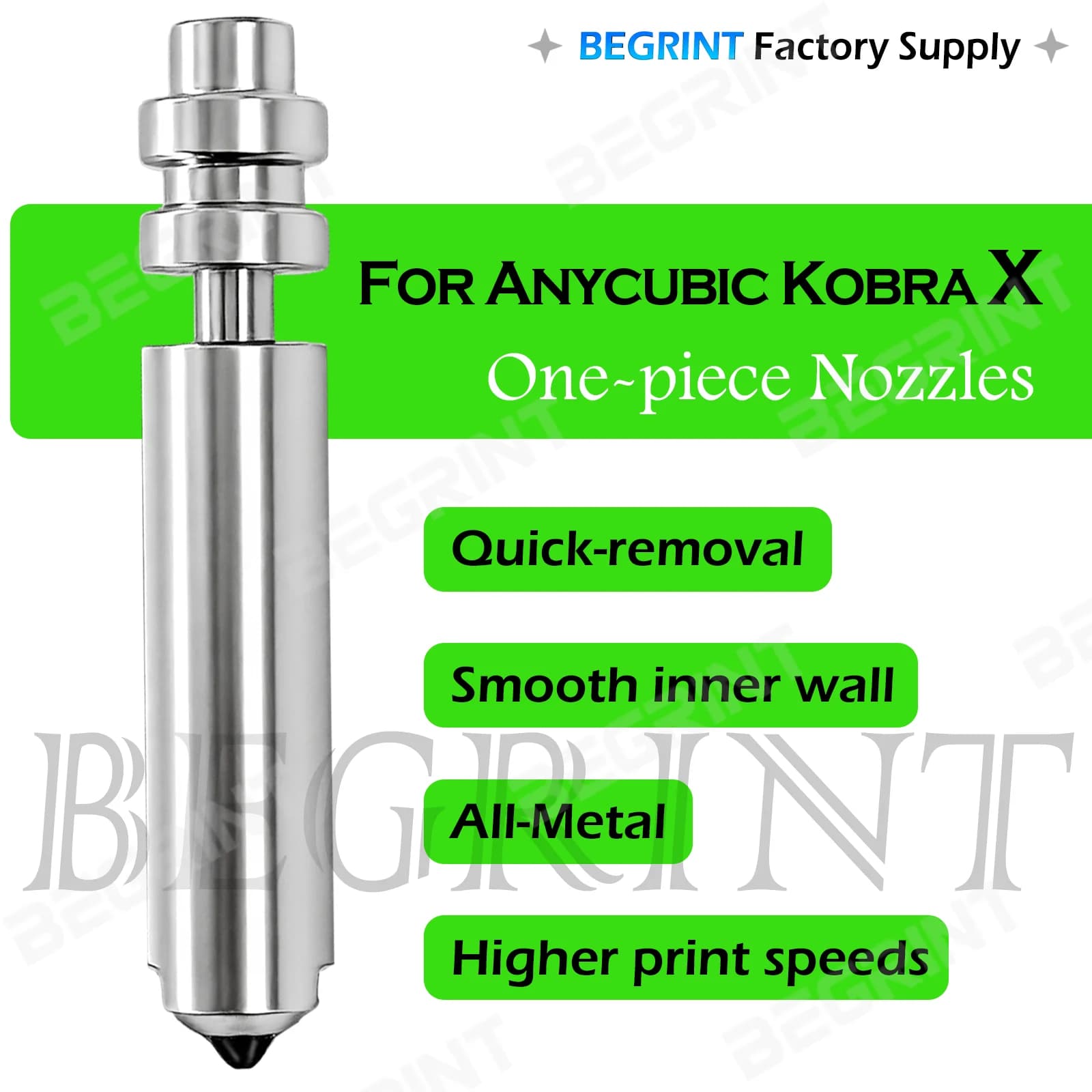 Compatibile con la stampante 3D Anycubic Kobra X 300 ° Hotend C ad alta temperatura con design a cambio rapido senza attrezzi per una facile sostituzione kobraxX