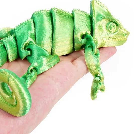 Moda 3D stampato drago camaleonte multi-giunto mobile per la decorazione domestica simulazione giocattolo modello lucertola animale domestico
