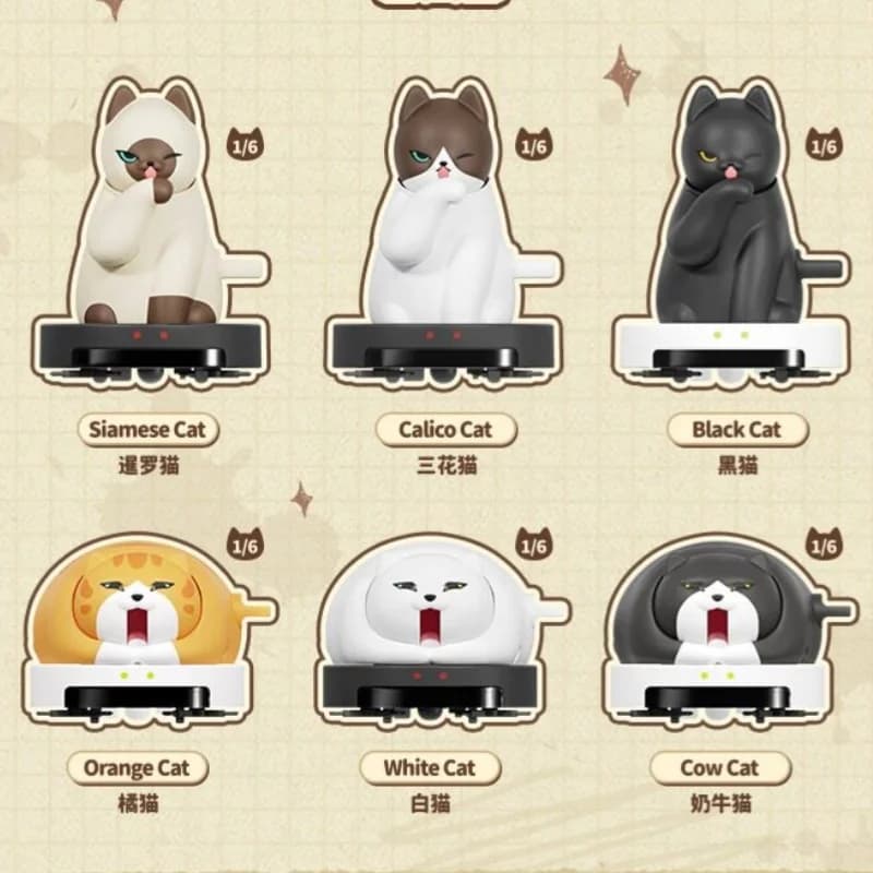 Nuova Scatola Misteriosa 52toys Serie Irobocat, Giocattolo a Molla, Modellino di Gatto da Collezione, Regalo di Compleanno per Bambini, Decorazione da Scrivania per Adulti