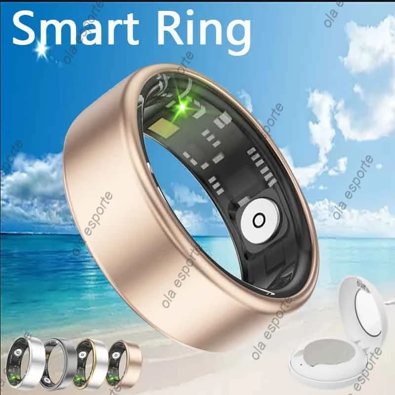 New 2025 Smart Ring Bluetooth Ring Oxygen in Blood Cardiac Frequency Sonno Monitor IP67 Sport Waterproof Health Smartring Man Woman