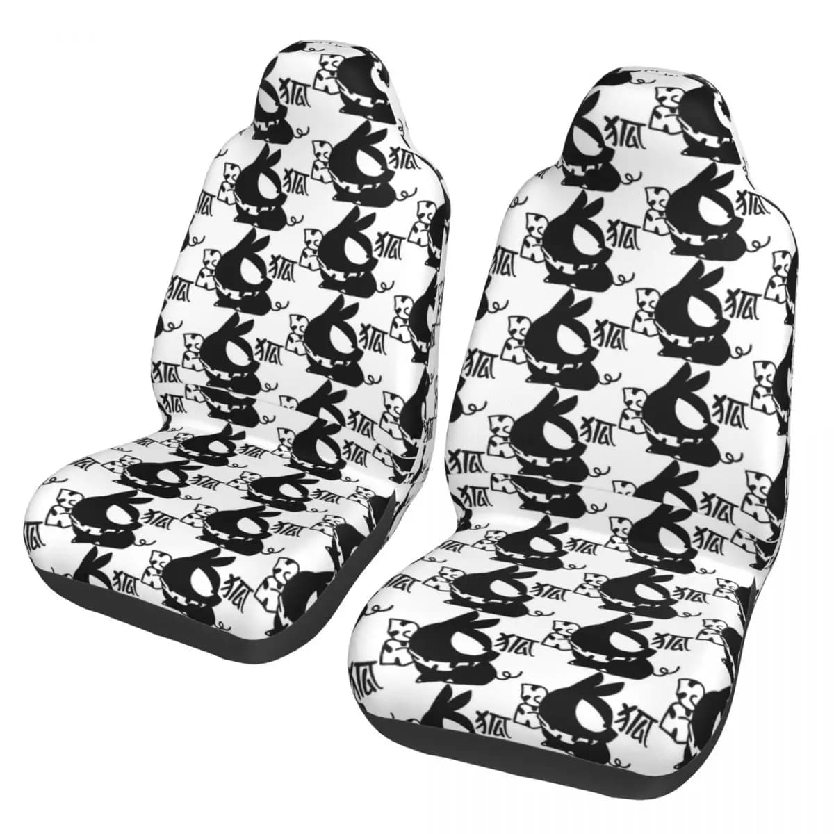Universal Car Seat Cover P-Chan Pig Kanji Ranmas, Waterproof for SUVs, Anime Manga Fabric Covers for Hunting
