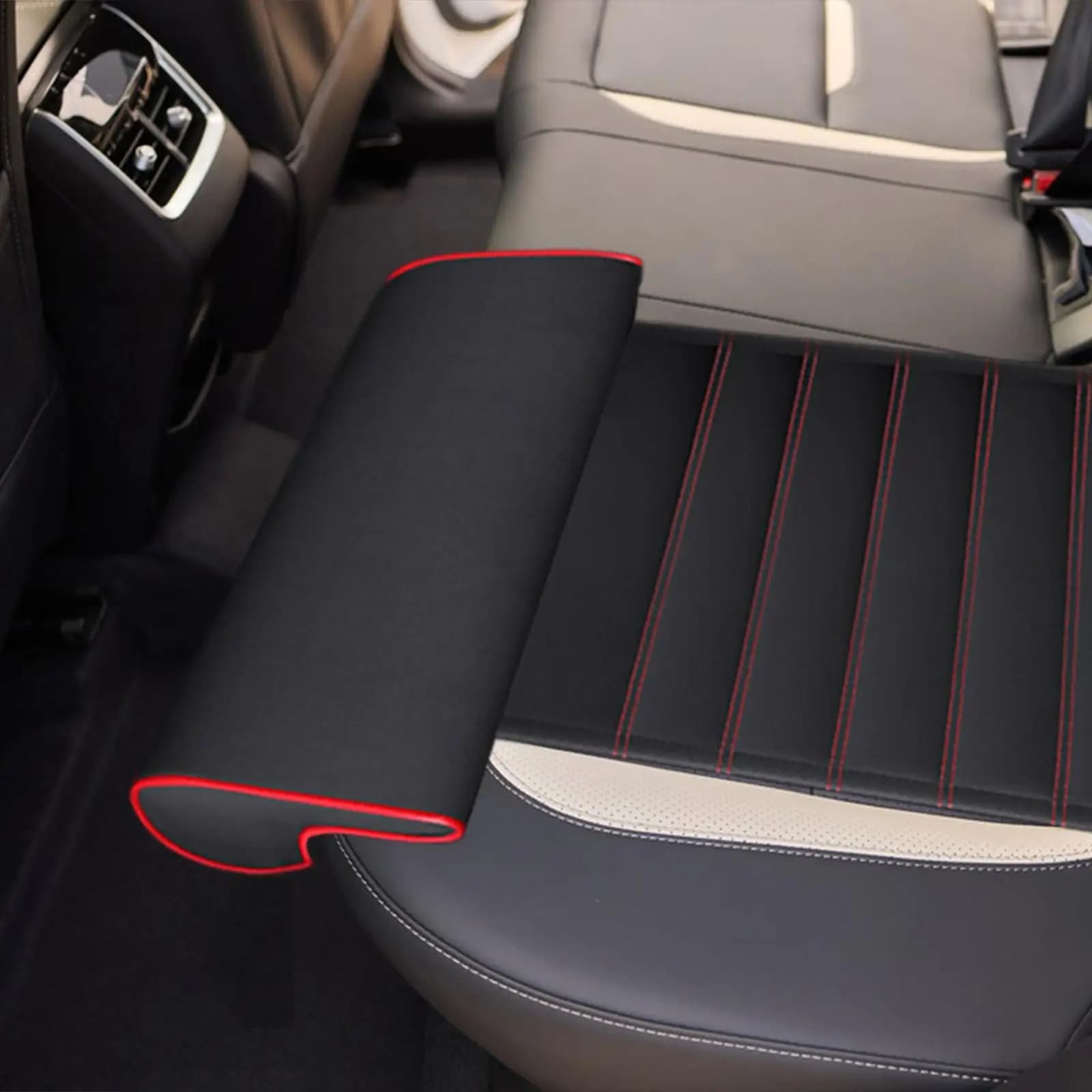 Extensible cushion for Auto Seats in PU Material Breathable, Poggiapiedi per Sedili Auto, SUV, Truck, Trains, Bus, Office