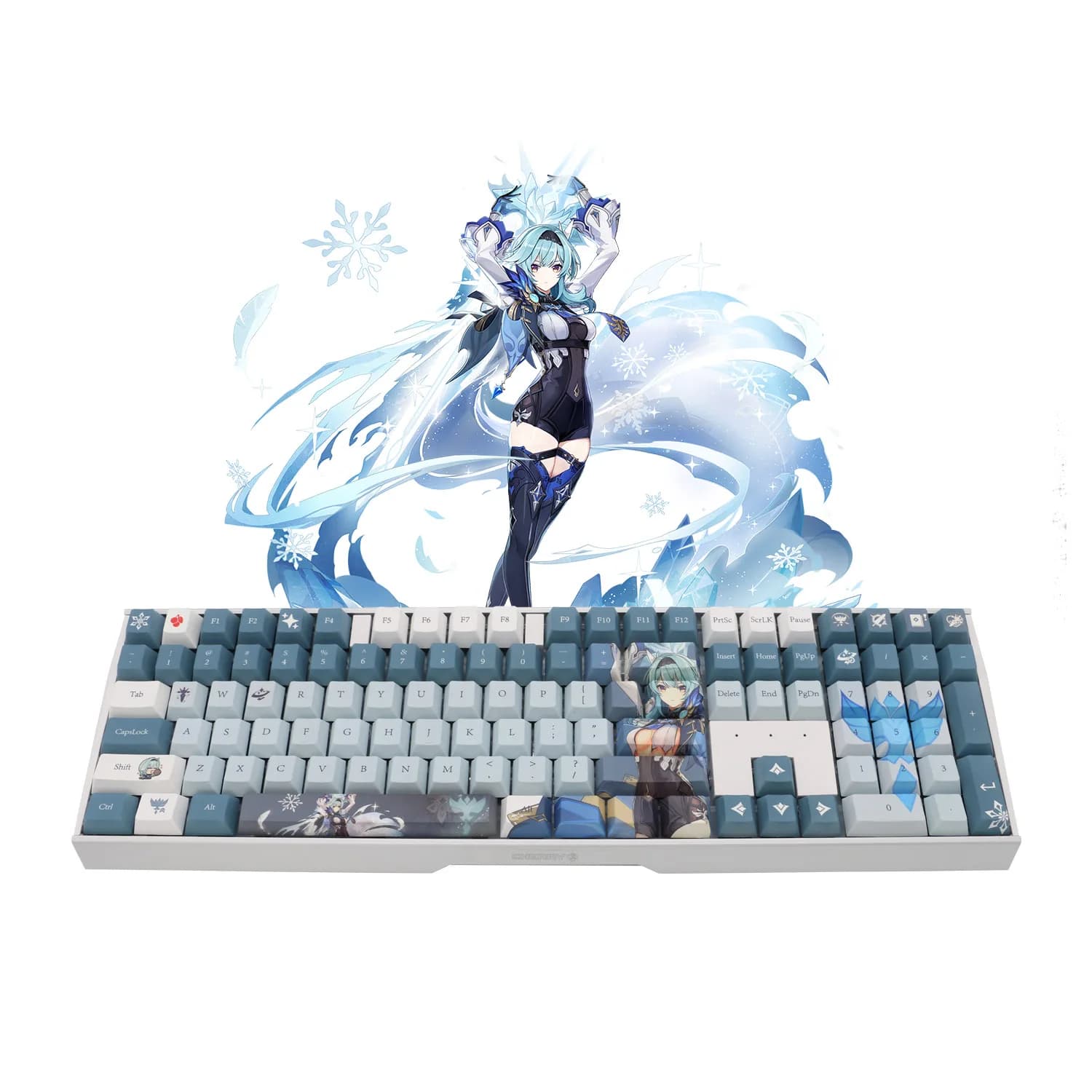 CHERRY MX3.0S Genshin Impact Eula Limited Edition RGB light wired/2.4Gwireless/BT5.0 cherry MX switch Mechanical Keyboard
