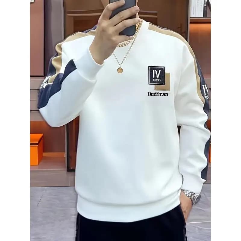 Stylish Men's Long Sve Hoodie Comfortable Cotton Hooded Sweatshirt Trendy Streetwear Spring 2025 Unisex Animal Patterned Hoodie