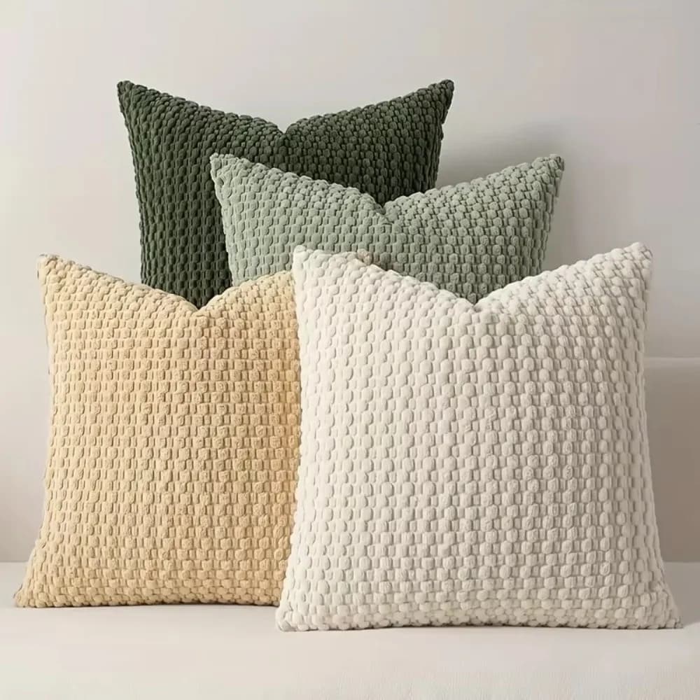 New Corduroy Pillowcase Washable Cushion Slipcover Pillow Covers Sofa Decoration with Zipper Cushion Cases Christmas Day
