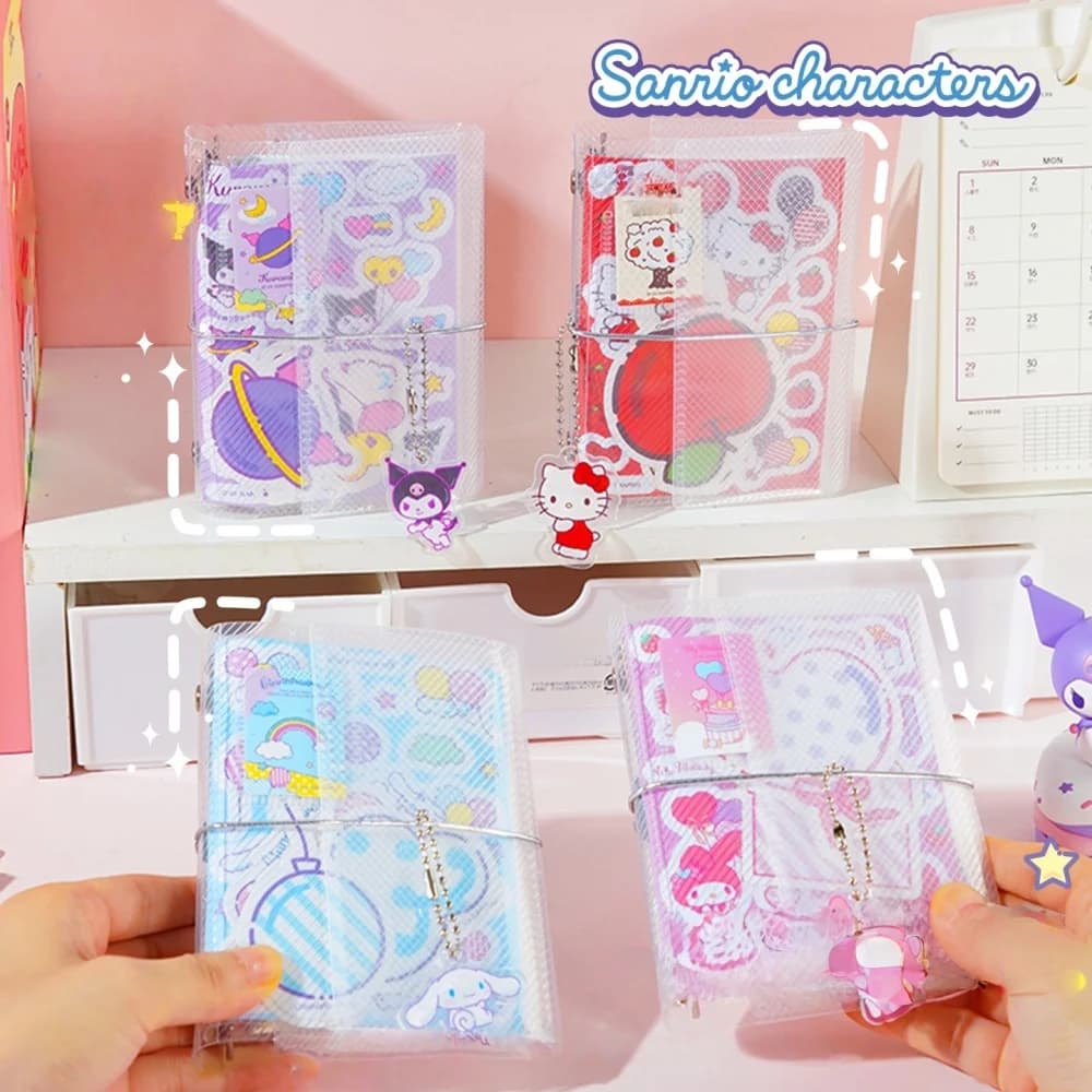 Genuine Sanrio Daydream Series M5 Loose Leaf Notebook PVC Cover 80 Sheets Portable Planner Journal for Office Study Notes