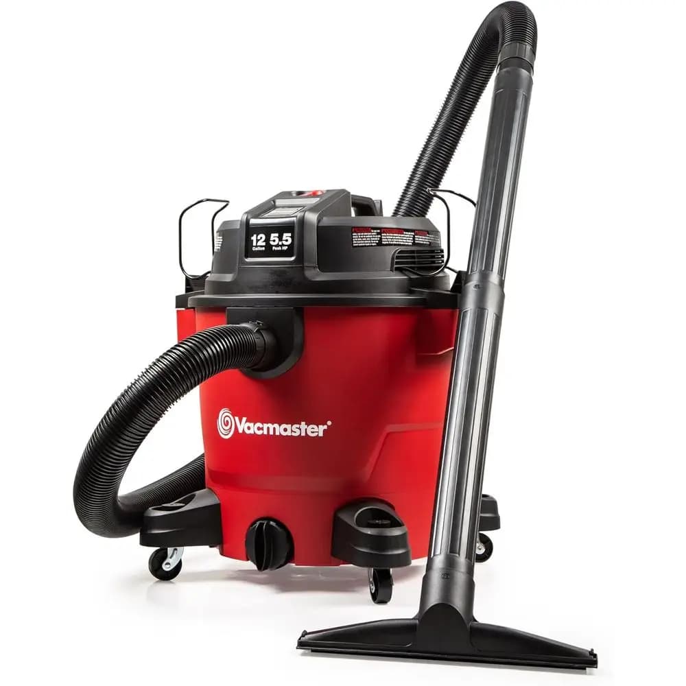 Aspirapolvere ad Alte Prestazioni per Solidi e Liquidi da 12 Galloni e 5,5 HP - VJH1211P 1101