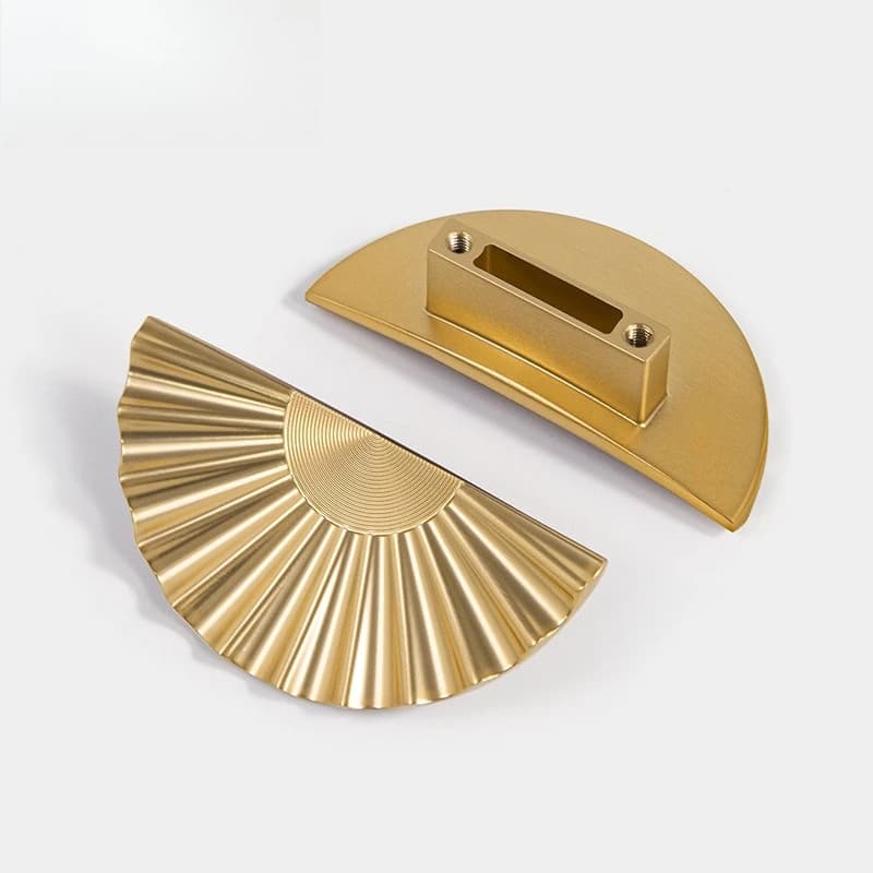 Maniglia per armadio in oro di lusso francese, maniglia per cassetto a foro singolo per hardware per mobili guardaroba