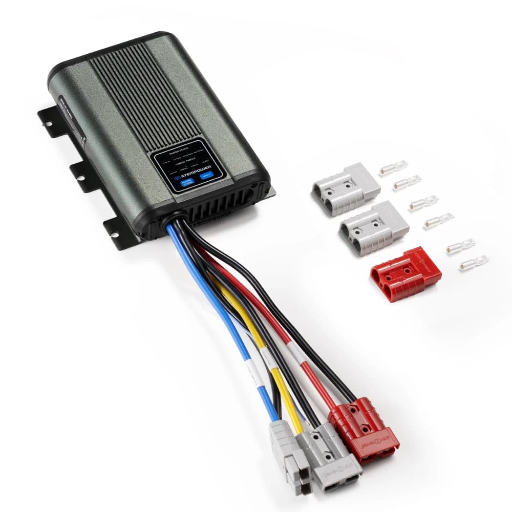 ATEM POWER Solar charger MPPT with 3-stage charging from 12 V 40 A CC to CC