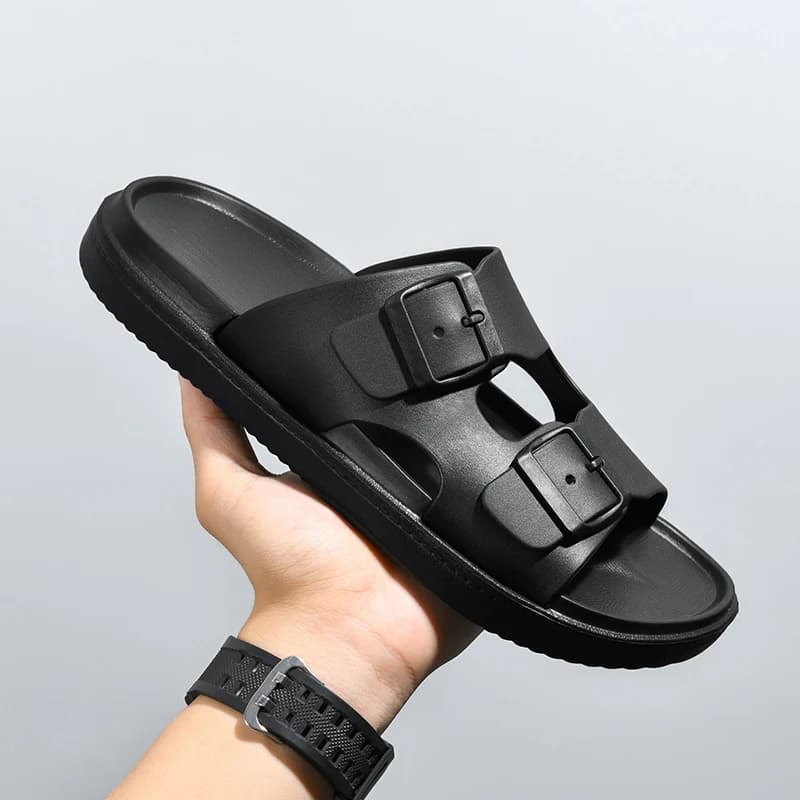Summer New Men Slippers Lightweight Breathable Beach Sandals Comfortable EVA Casual Shoes Non-slip Indoor Home Bathroom Slides