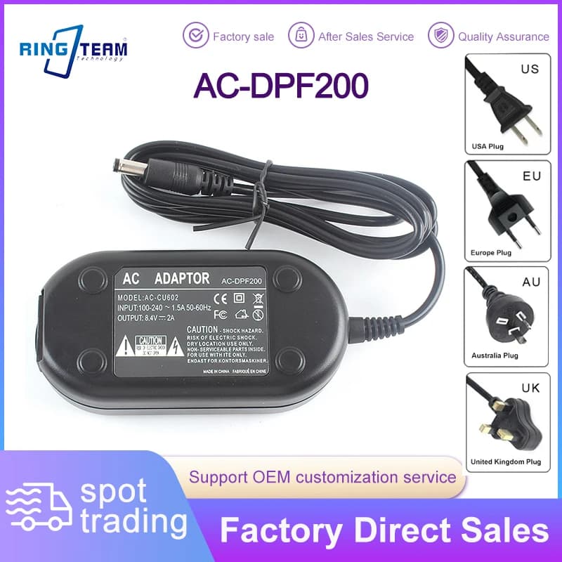 Adattatore ca DPF200 AC-DPF200 per cornice digitale Sony DPF-X1000 DPF-V1000 DPF-V800 DPF-V100