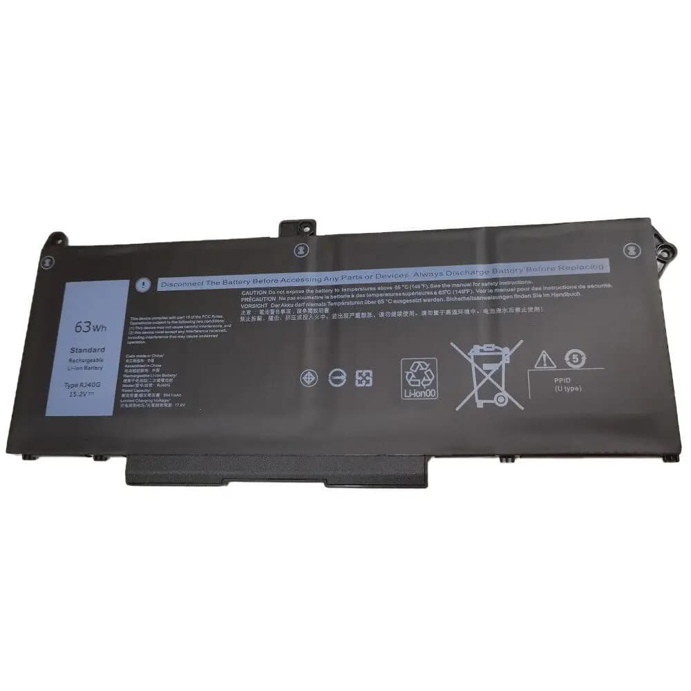 Batteria per laptop RJ40G WY9DX 11,4 V 42 Wh per Dell Latitude 5420 5520 Precision 15 3560 RJ40G 01K2CF 075X16