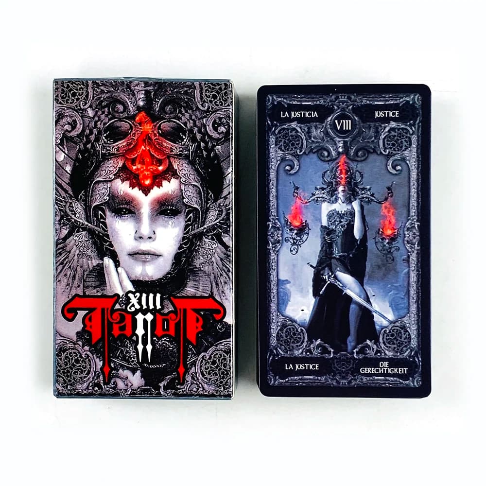 Mazzo di Carte Tarocchi Oscuri, Gioco da Tavolo, Edizione Divinazione Misteriosa, Giochi da Tavolo, Giochi per le Feste, Gioco di Carte per il Tempo Libero