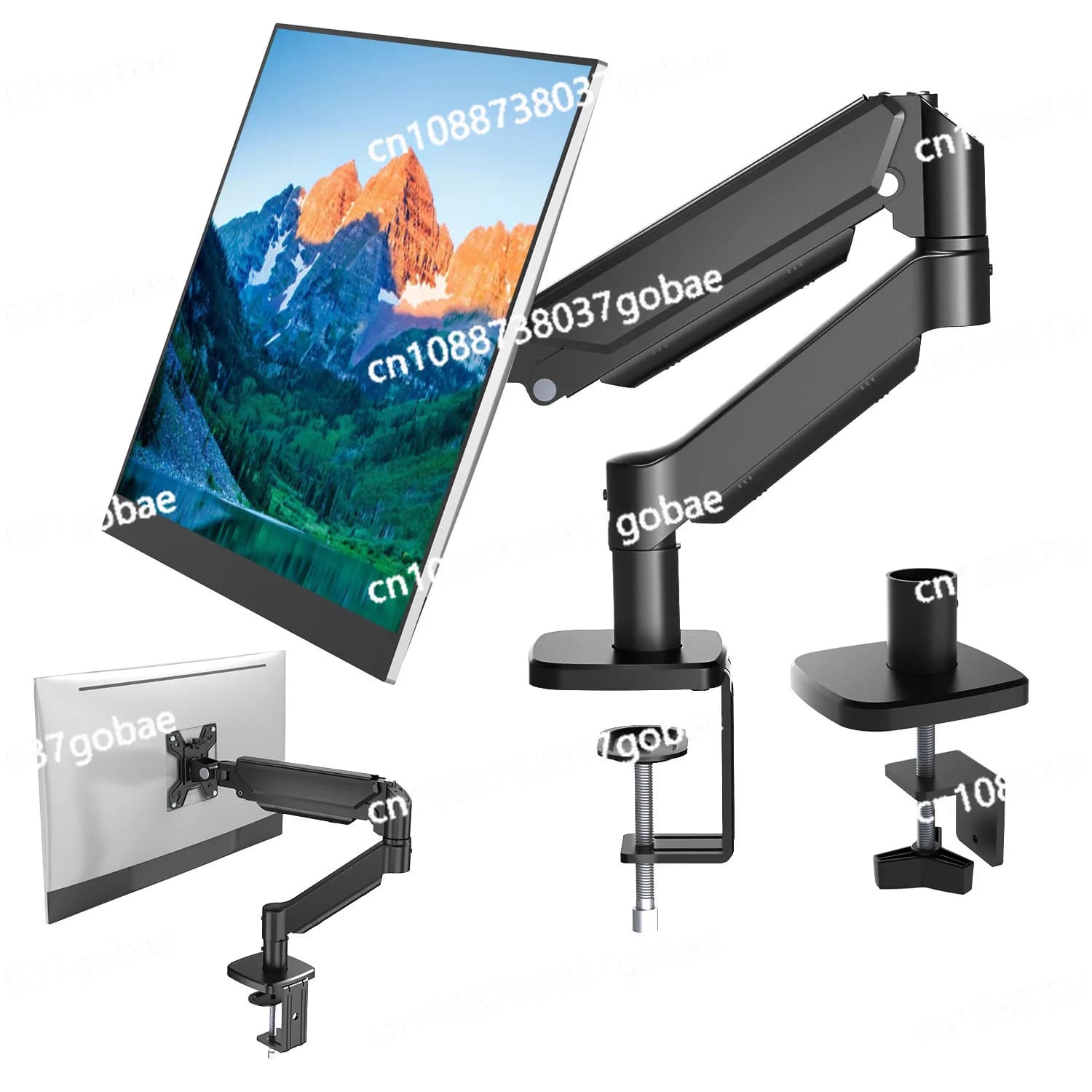 Monitor Pneumatic Spring Computer Monitor Stand Screen Cantilever Desktop Support Lifting