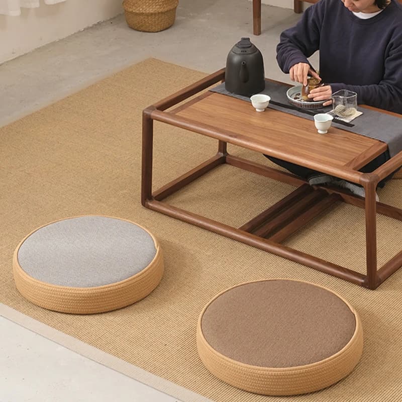 Thick Meditation Cushion Floor Seat Pad,Flexible Foldable Mat for Meditation,Comfortable Tatami Mat for Bedroom,Balcony Window