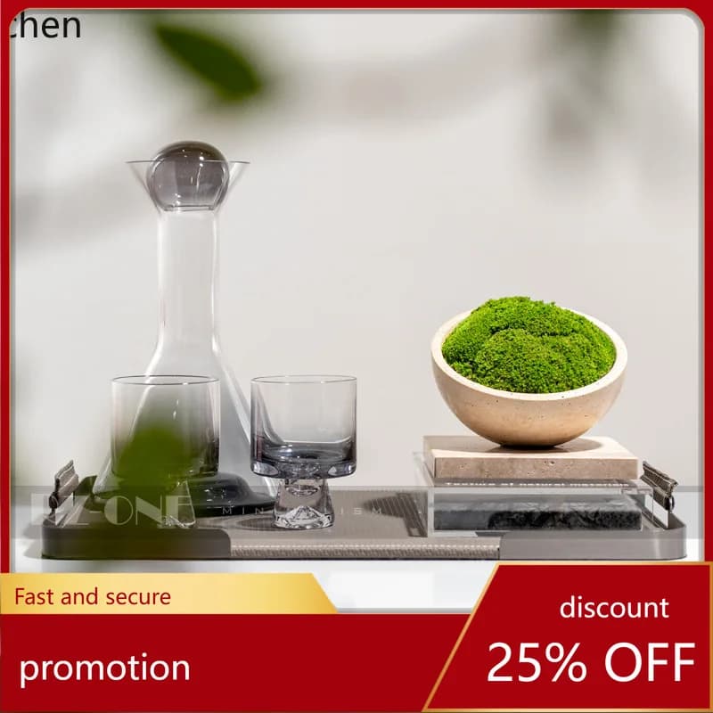 YFY Marble Travertine Flower Pot Artificial Green Plant Bonsai Model Home Sale Discussion Table Soft Decoration Floral Art
