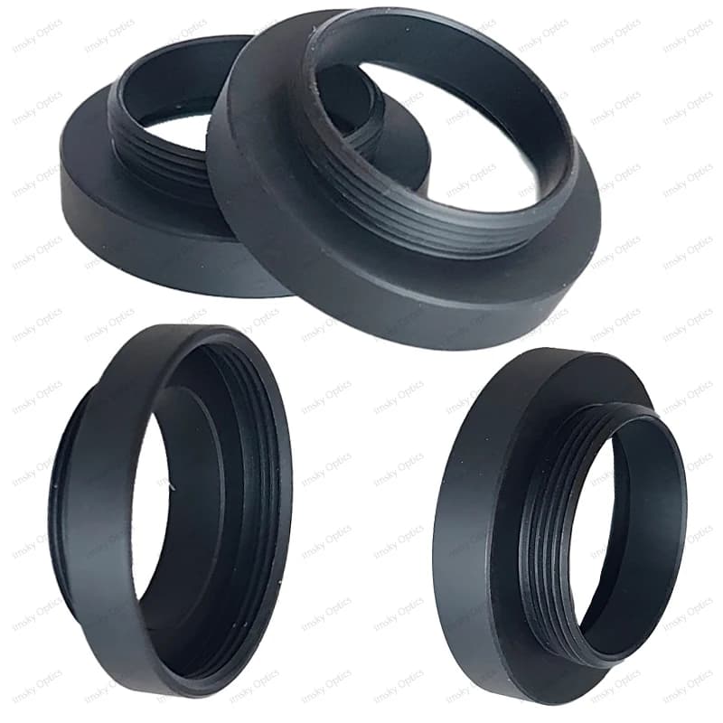 1pcs CS C-RMS/RMS-C CS Adapter Ring C to RMS Mounting Thread Ring Adapter All Metal RMS to C-mount for USB Camera Objective Len