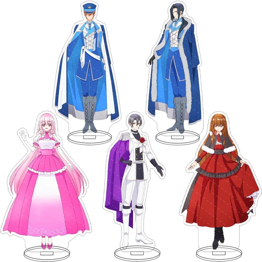 16CM Anime Figure The Dark History of the Reincarnated Villainess‌ Iana Magnolia Konoha Magnolia Cos Acrylic Stand Ornaments