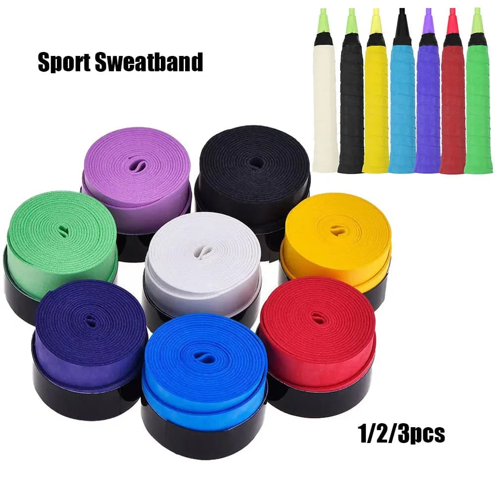 Equipment Badminton Grips Fishing Rod Tapes Racquet Vibration Sweatband Overgrip Wraps Sweat Absorbed Wrap Dry Tennis Racket