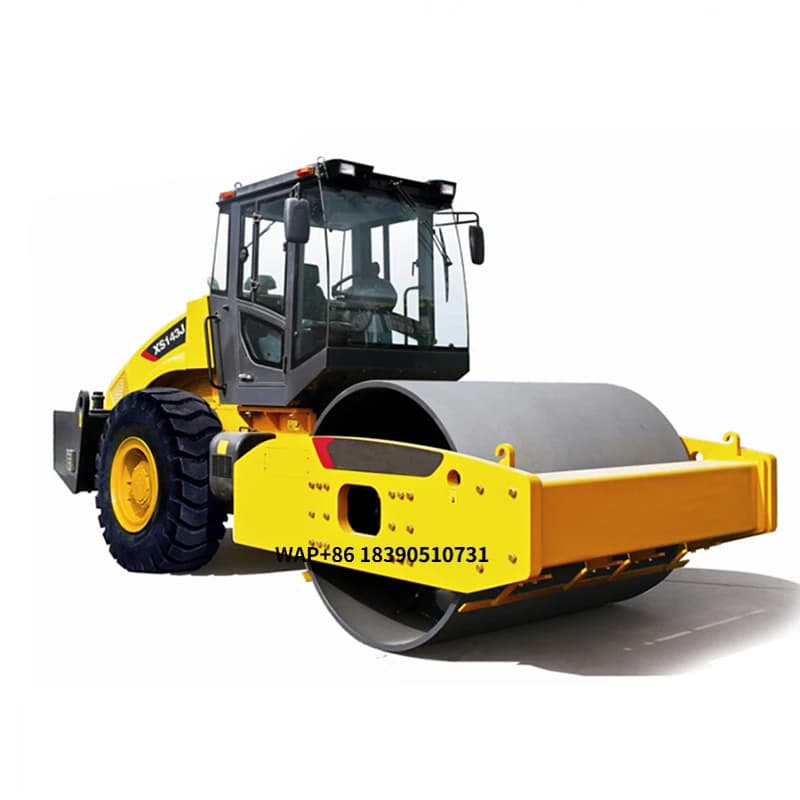 Nuovo Rullo Compattatore Monocilindrico da 10t XS103J Completamente Idraulico Vibrante con Motore e Cuscinetti, Piedino a Pecora Rimovibile