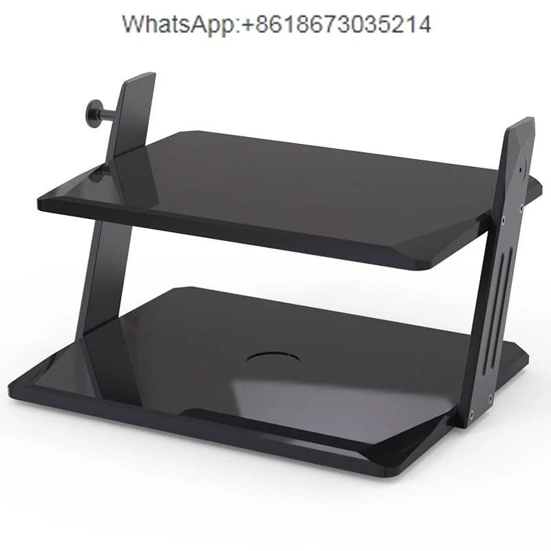 Supporto audio Supporto per amplificatore di potenza Decodificatore per amplificatore USB Rack audio Supporto audio per rack per cuffie da tavolo