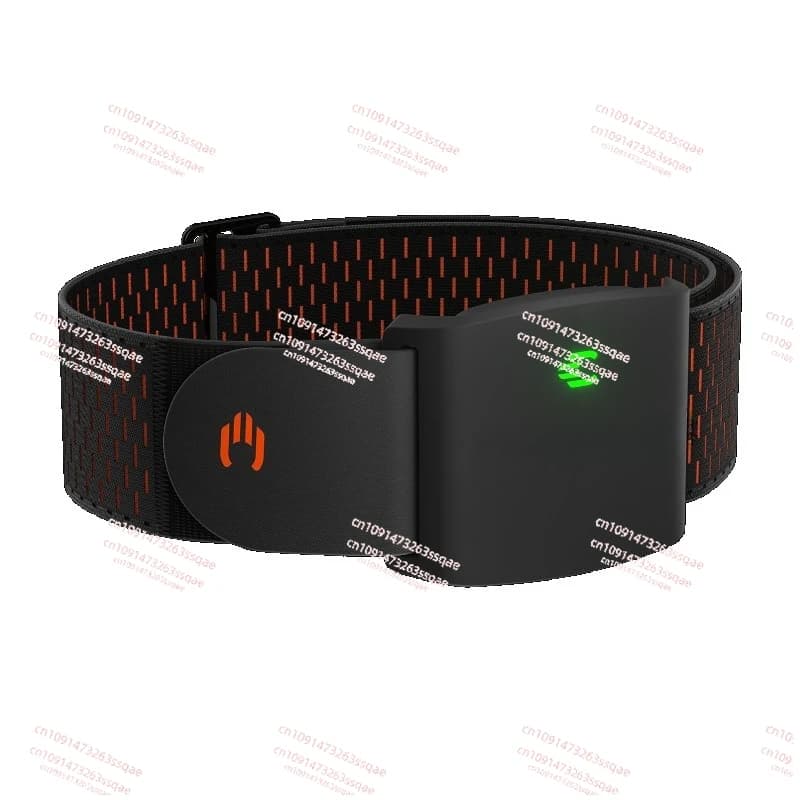 Cardiofrequenzimetro con fascia da braccio HW9 con zone HR/calorie Sensore HRM per ciclismo fitness BLE5.0 ANT+ per Peloton,Zwift,Wahoo