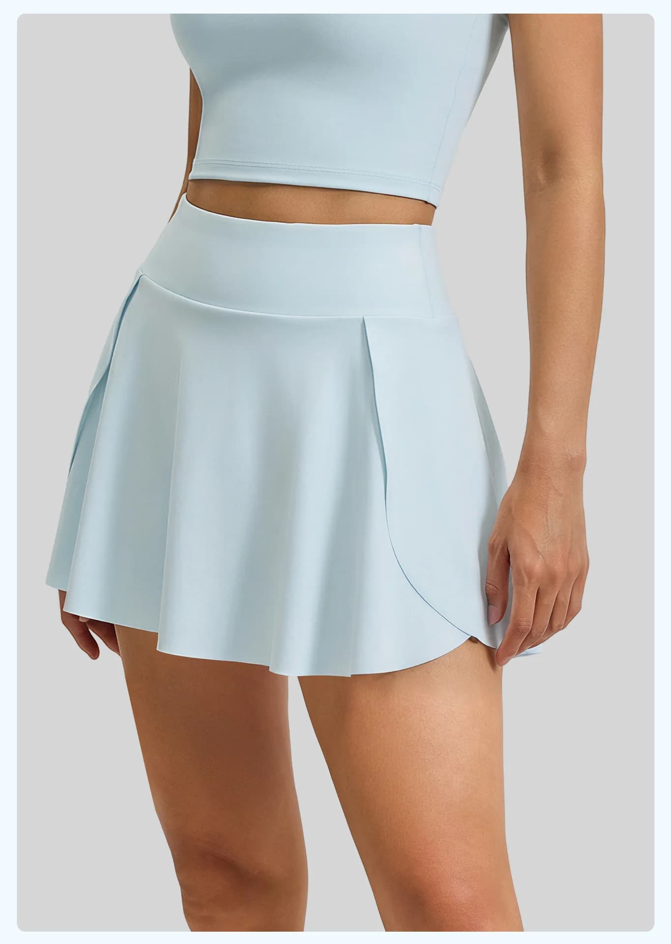 Minigonna plissettata sportiva da tennis per donna 2026, gonna pantaloncino attiva da tennis e palestra per donna, abbigliamento da spiaggia e golf femminile