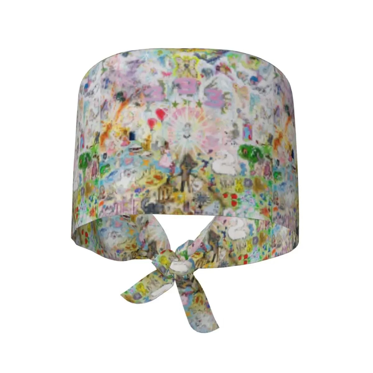 Cappello Chirurgico Unisex Regolabile per Infermieri e Dentisti, Stile Dr. Gang Bladee 333 Album Cov