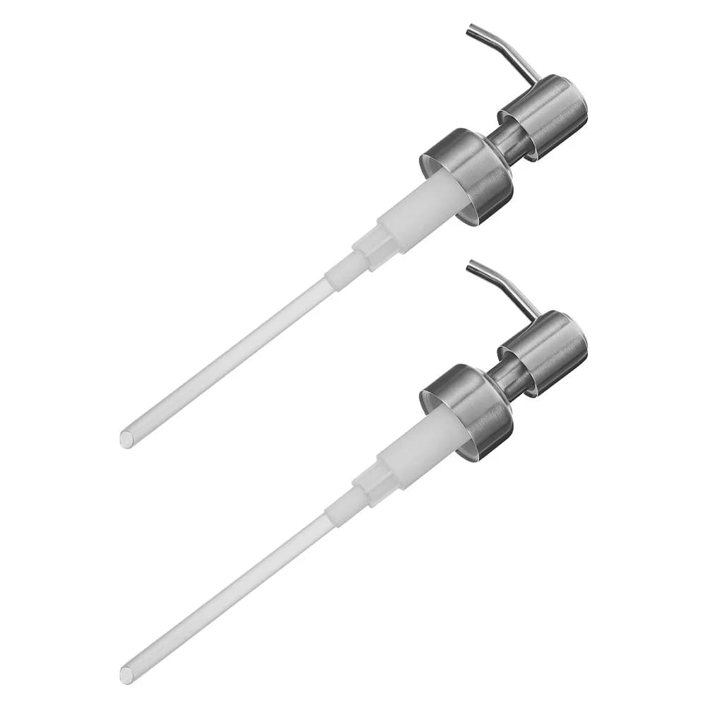 2 Pezzi Testine di Ricambio per Pompa Bottiglia, Adatte per Dispenser di Sapone Liquido, Detersivo, Lozione, Accessori Pompa Contenitore, Anti-perdita