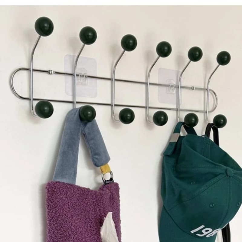 Gancio appendiabiti da parete semplice, resistente e portante, portaoggetti fisso, appendiabiti da parete per cappelli, ganci e portaoggetti.