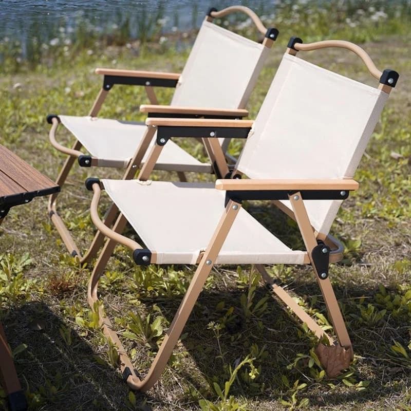 Ultralight Foldable Camping Chair in Aluminium Alloy, Compact Seat for Picnic, Beach and Camping