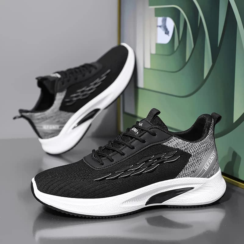 Men's Walking Shoes Anti-slip Running Shoes Lightweight and Breathable Sports Gym Tennis Sports Shoes Men's Sports Shoes Signed Platform