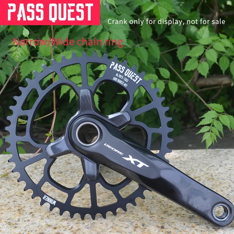 PASS QUEST 96BCD MTB ovale stretto corona larga/anello catena 32T-48T bici bicicletta ruota dentata/ruota catena Deore guarnitura