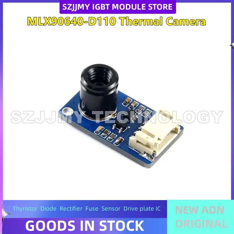 Raspberry Pi MLX90640 infrared thermal imaging module with I2C interface on the field of 110/55 degrees